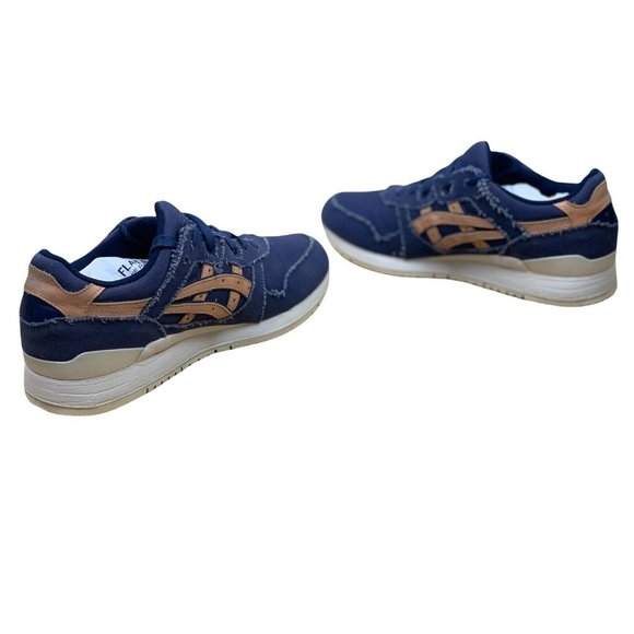 ASICS GEL LYTE III Mens Size 8 Frayed Denim Run Shoe Ron Fieg H7E2N - Picture 6 of 11